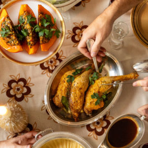 Volaille du menu Thanksgiving